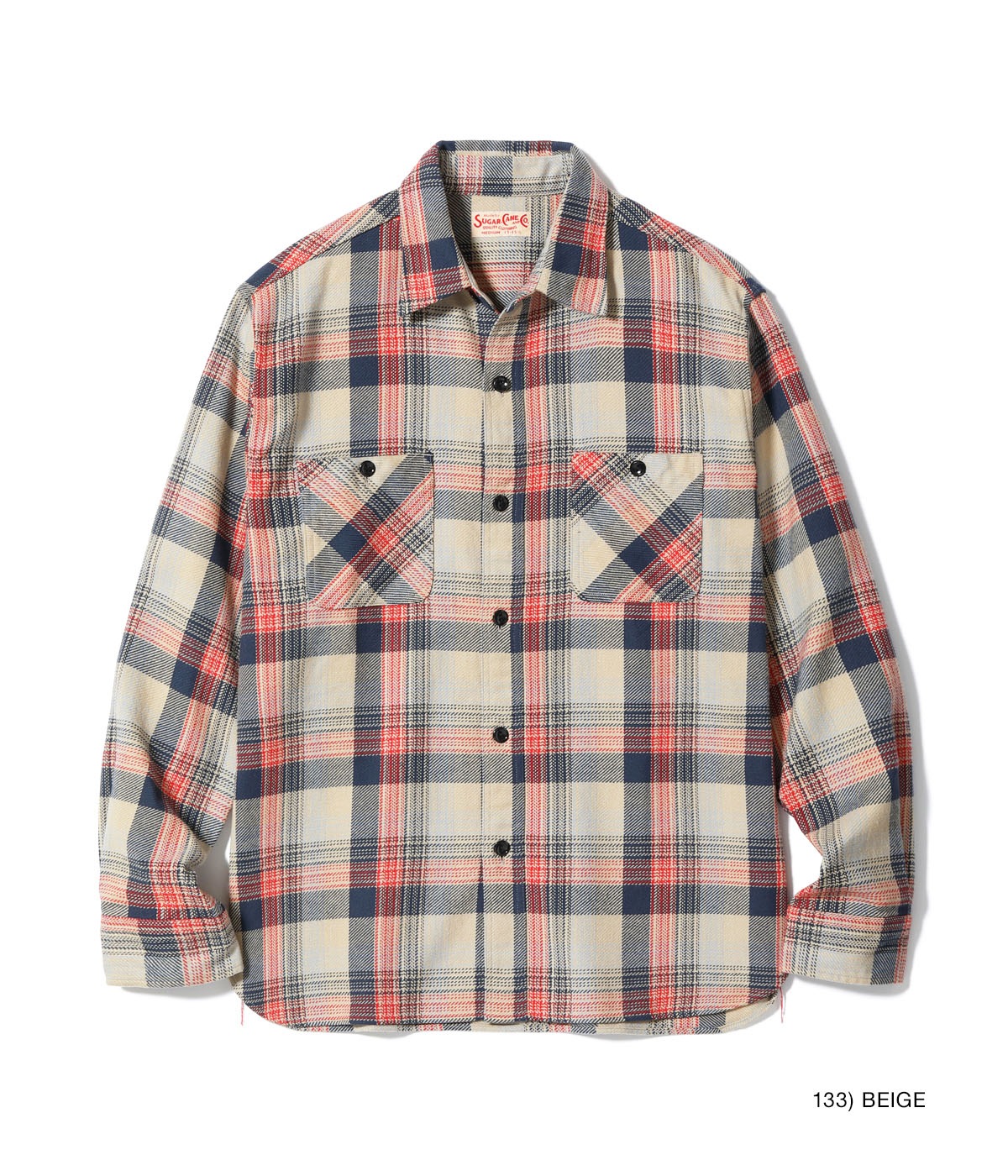 Lot No. SC29562 / TWILL CHECK WORK SHIRT