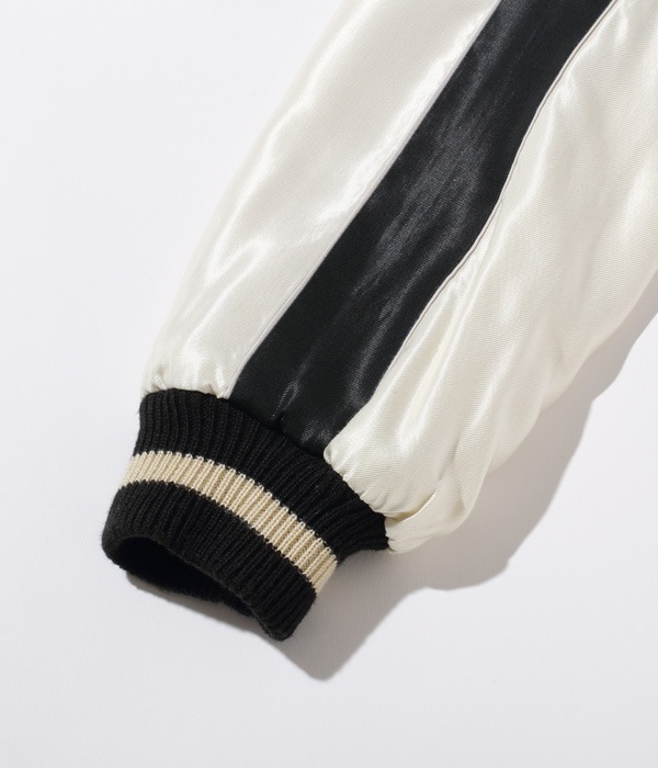 Lot No. TT14892-119 / Late 1950s Style Acetate Souvenir Jacket ��ALASKAN EAGLE�� �� ��MOOSE��