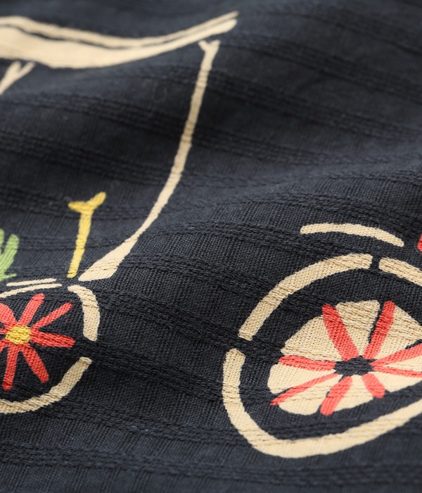 Lot No. SH38886 / DOBBY COTTON OPEN SHIRT CLASSIC CARS