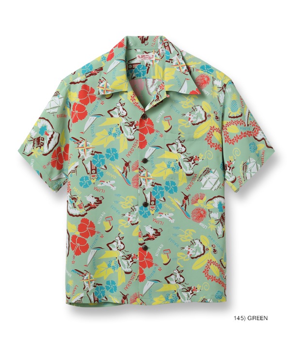 Lot No. SS39026 / RAYON HAWAIIAN SHIRT SYMBOL OF THE ISLANDS