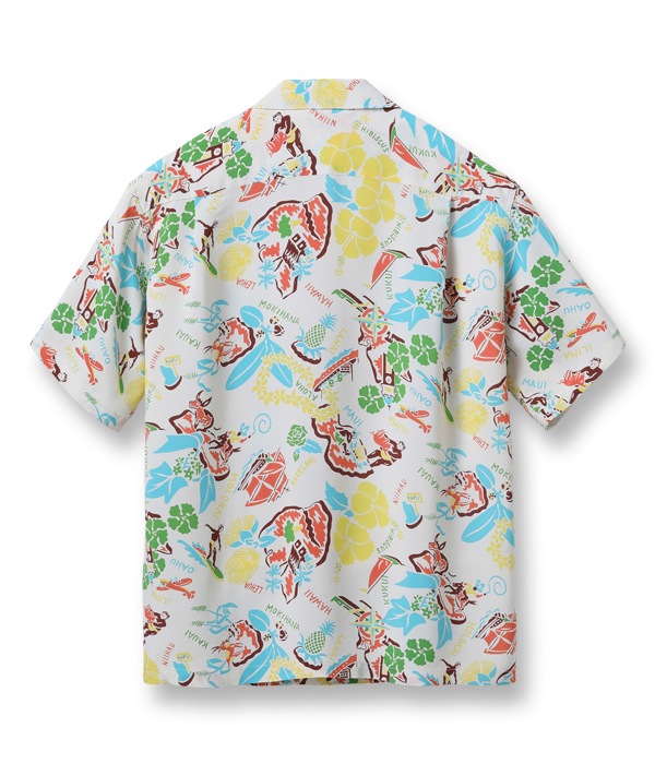 Lot No. SS39026 / RAYON HAWAIIAN SHIRT SYMBOL OF THE ISLANDS