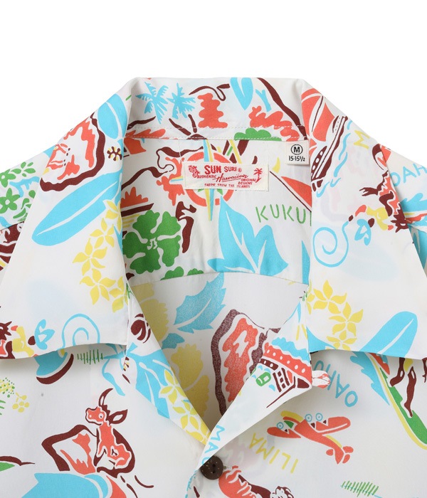 Lot No. SS39026 / RAYON HAWAIIAN SHIRT SYMBOL OF THE ISLANDS