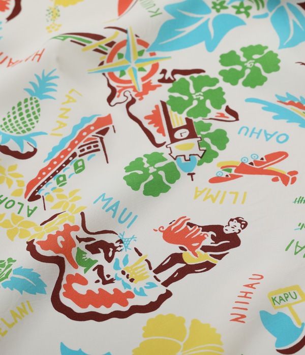 Lot No. SS39026 / RAYON HAWAIIAN SHIRT SYMBOL OF THE ISLANDS
