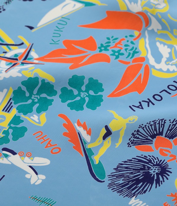 Lot No. SS39026 / RAYON HAWAIIAN SHIRT SYMBOL OF THE ISLANDS