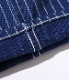 Lot No. HD42384 / HEADLIGHT 9oz. WABASH STRIPE LOW BACK OVERALLS
