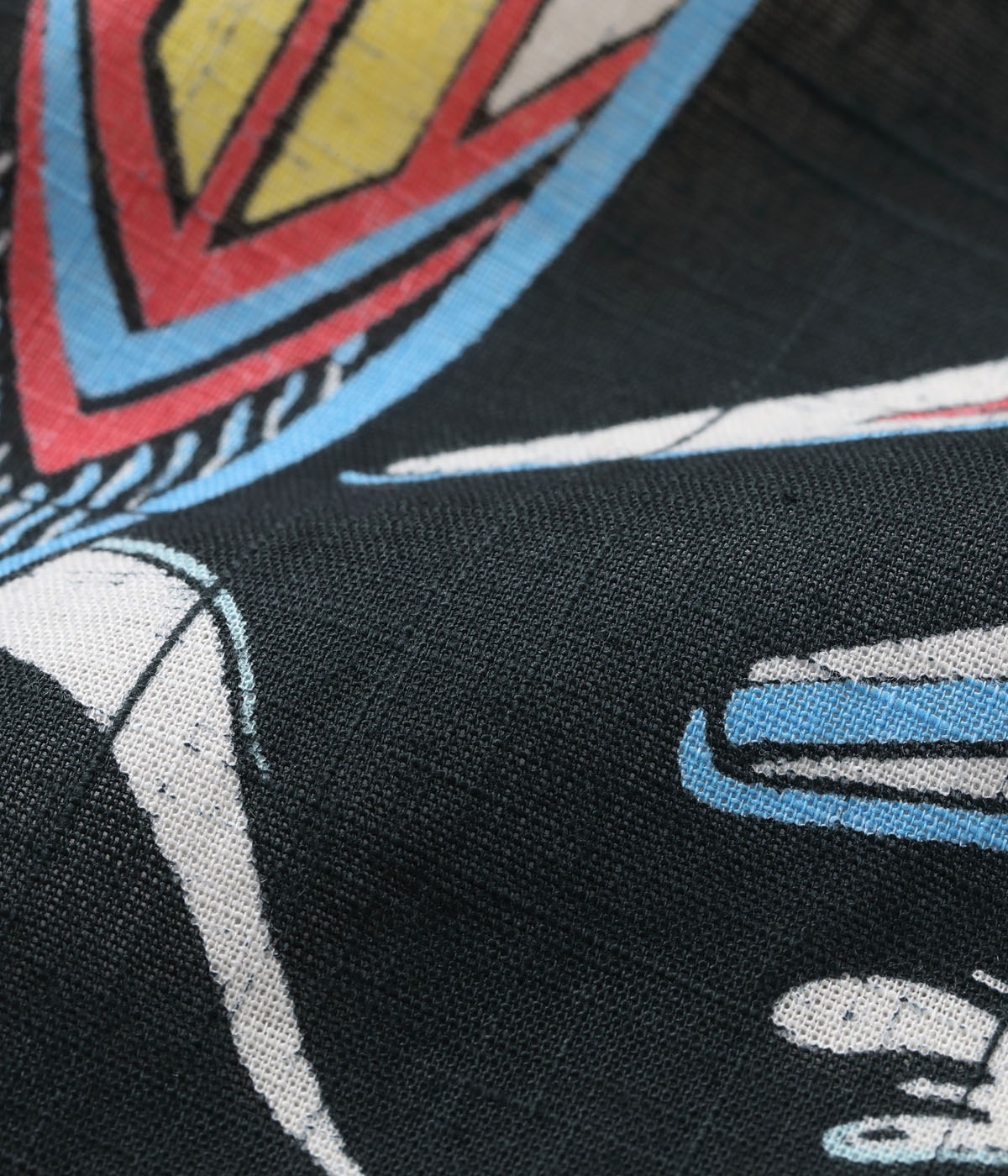 Lot No. SS39284 / COTTON  LINEN OPEN SHIRT SURFBOARDS