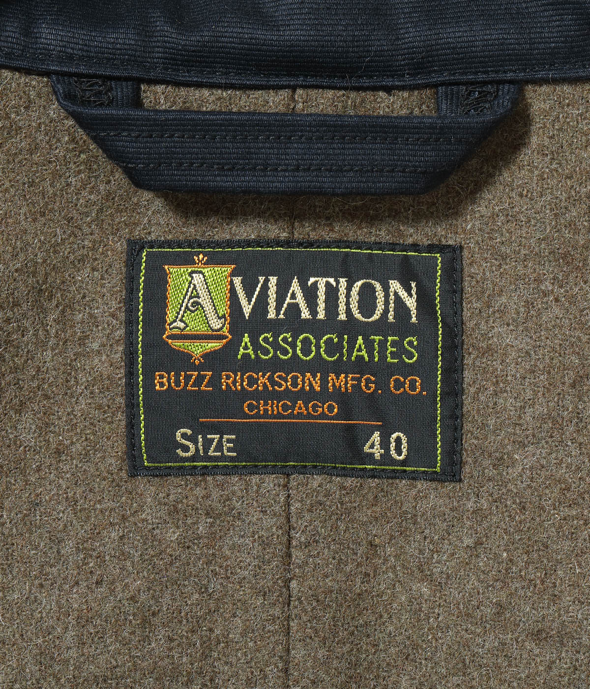 Lot No. BR15588 / AVIATION ASSOCIATES JUNGLE CLOTH AVIATOR COAT