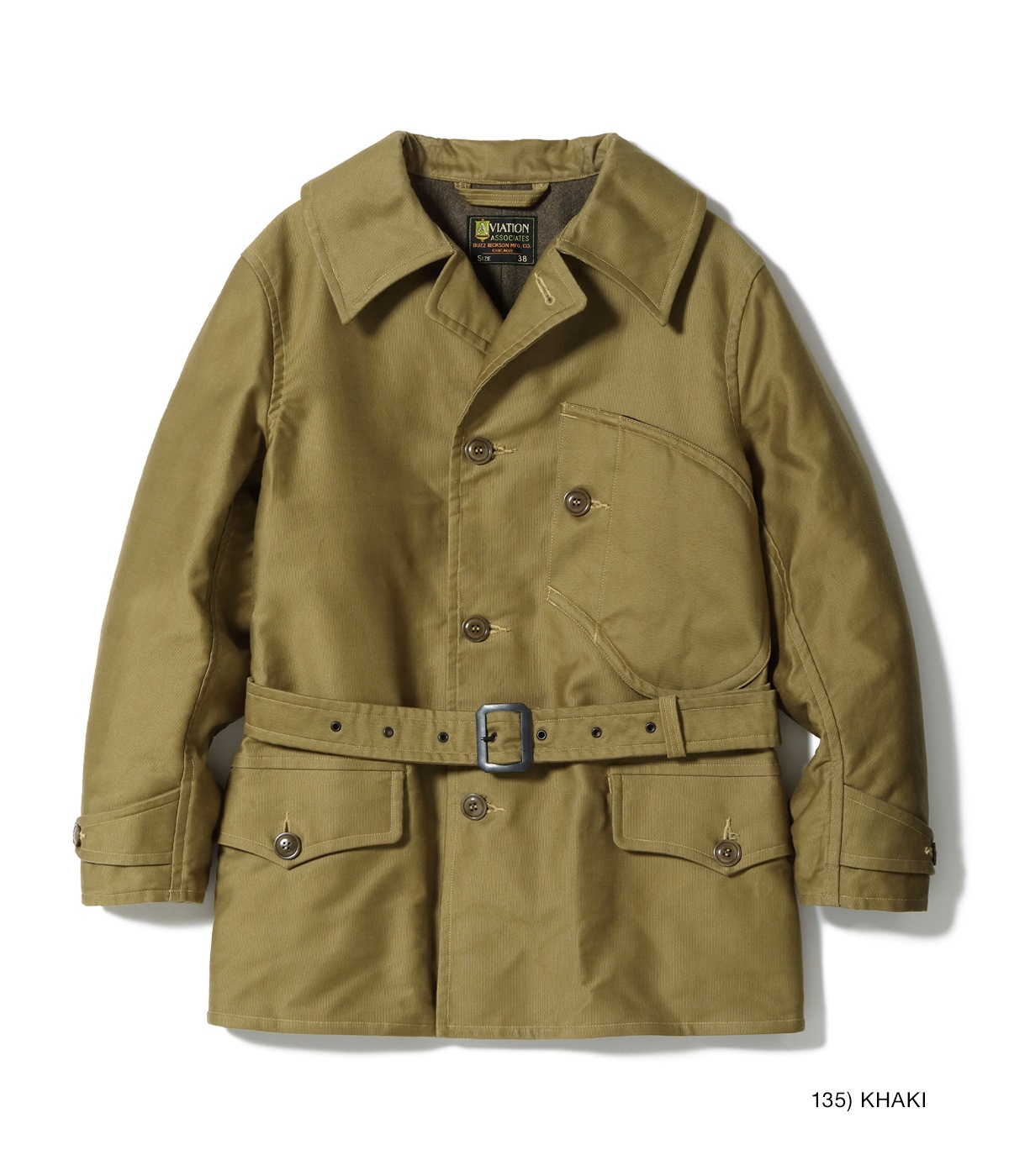 Lot No. BR15588 / AVIATION ASSOCIATES JUNGLE CLOTH AVIATOR COAT