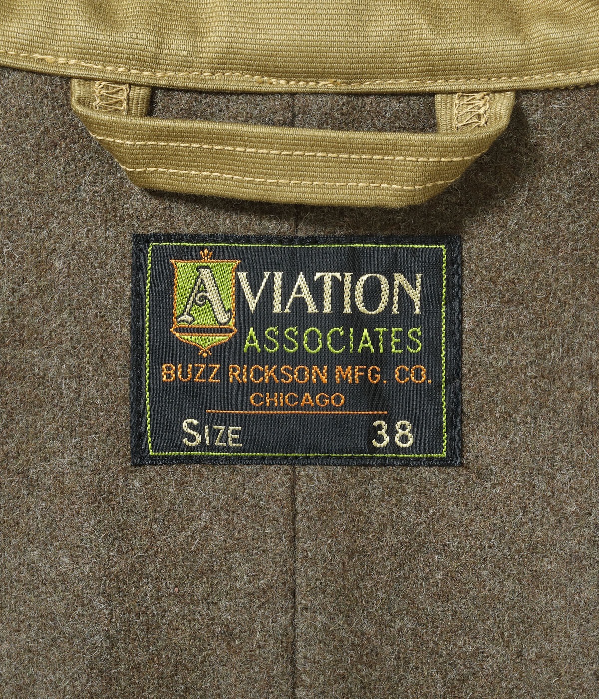 Lot No. BR15588 / AVIATION ASSOCIATES JUNGLE CLOTH AVIATOR COAT