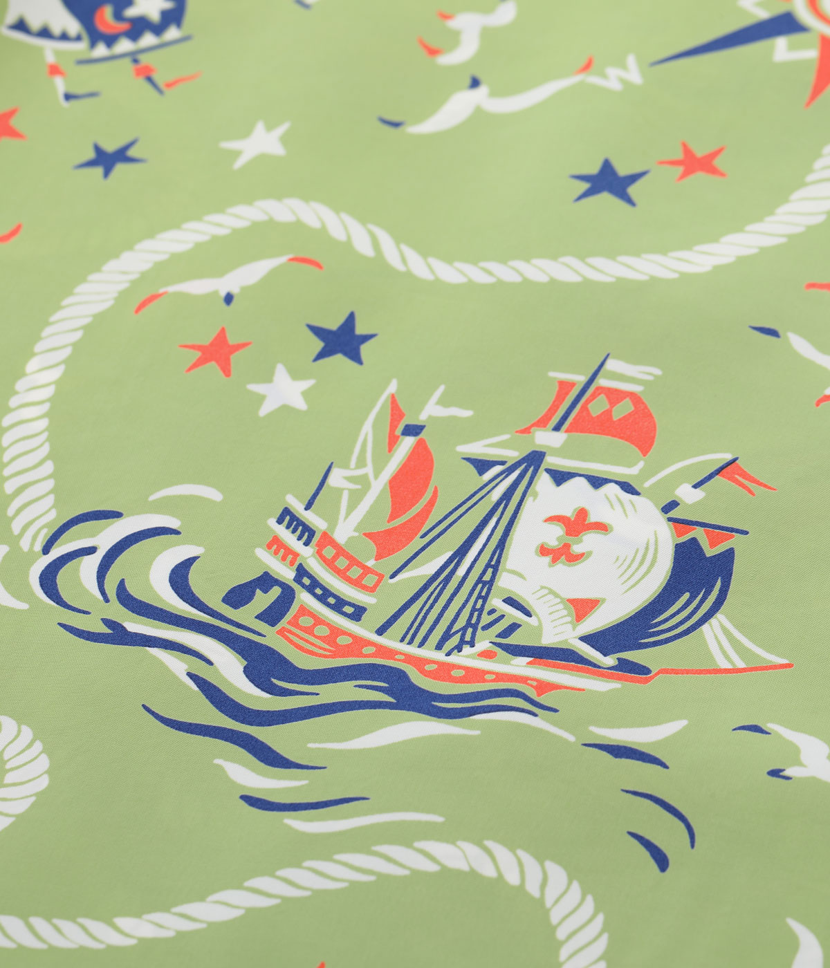 Lot No. SS39429 / RAYON HAWAIIAN SHIRT AGE OF DISCOVERY