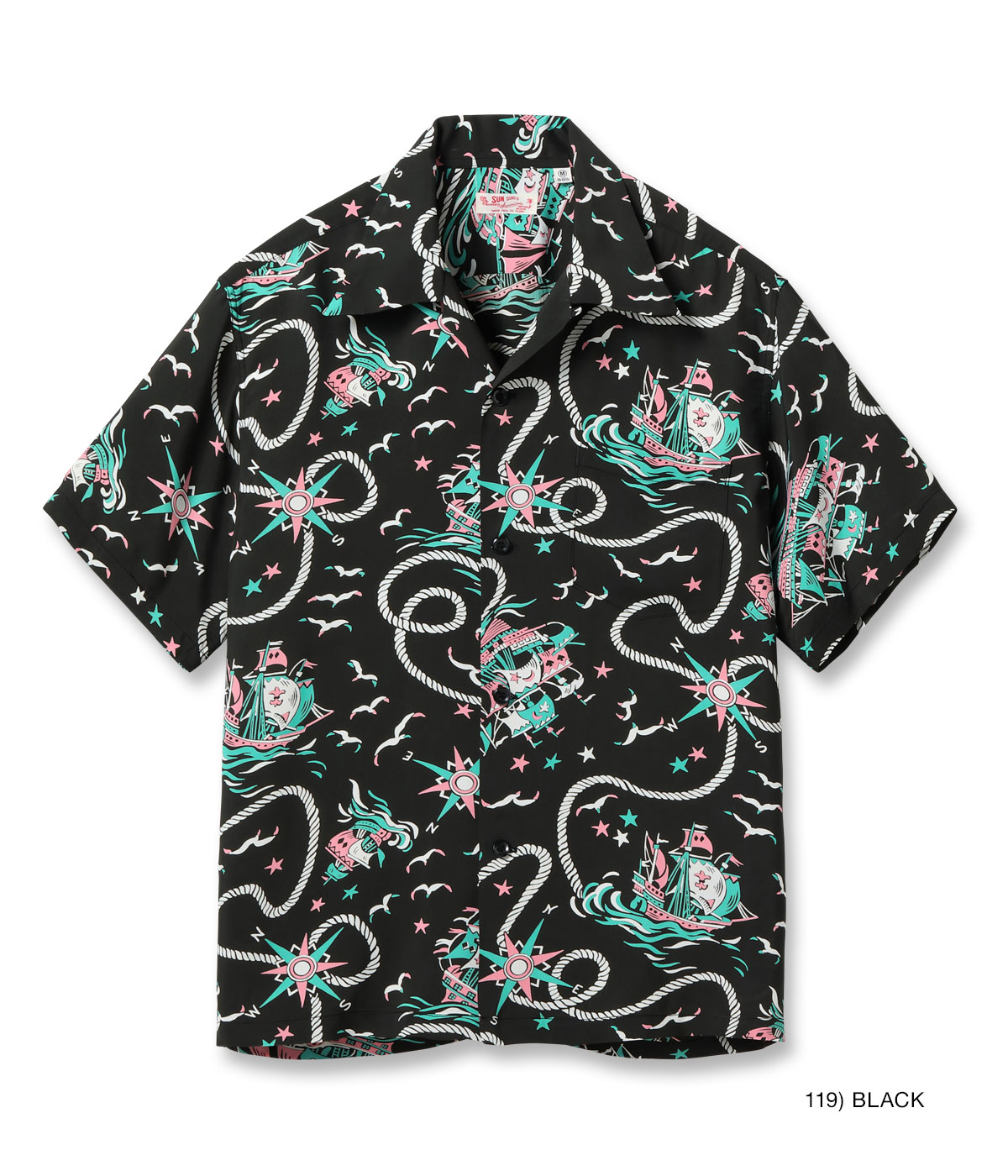 Lot No. SS39429 / RAYON HAWAIIAN SHIRT AGE OF DISCOVERY