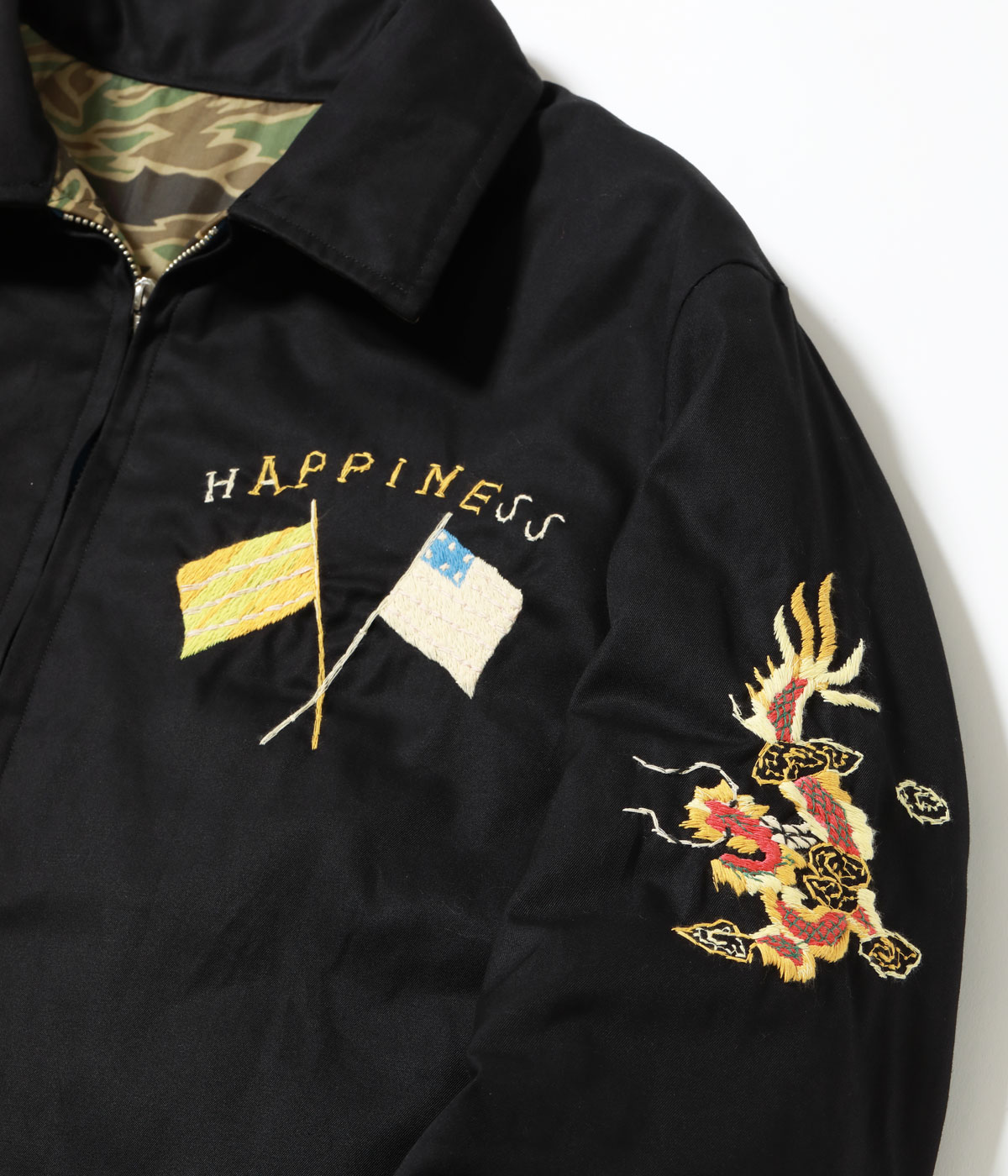 Lot No. TT15979 / Early 1960s Style Reversible Vietnam Jacket ��VIETNAM TIGER�� �� ��VIETNAM MAP��