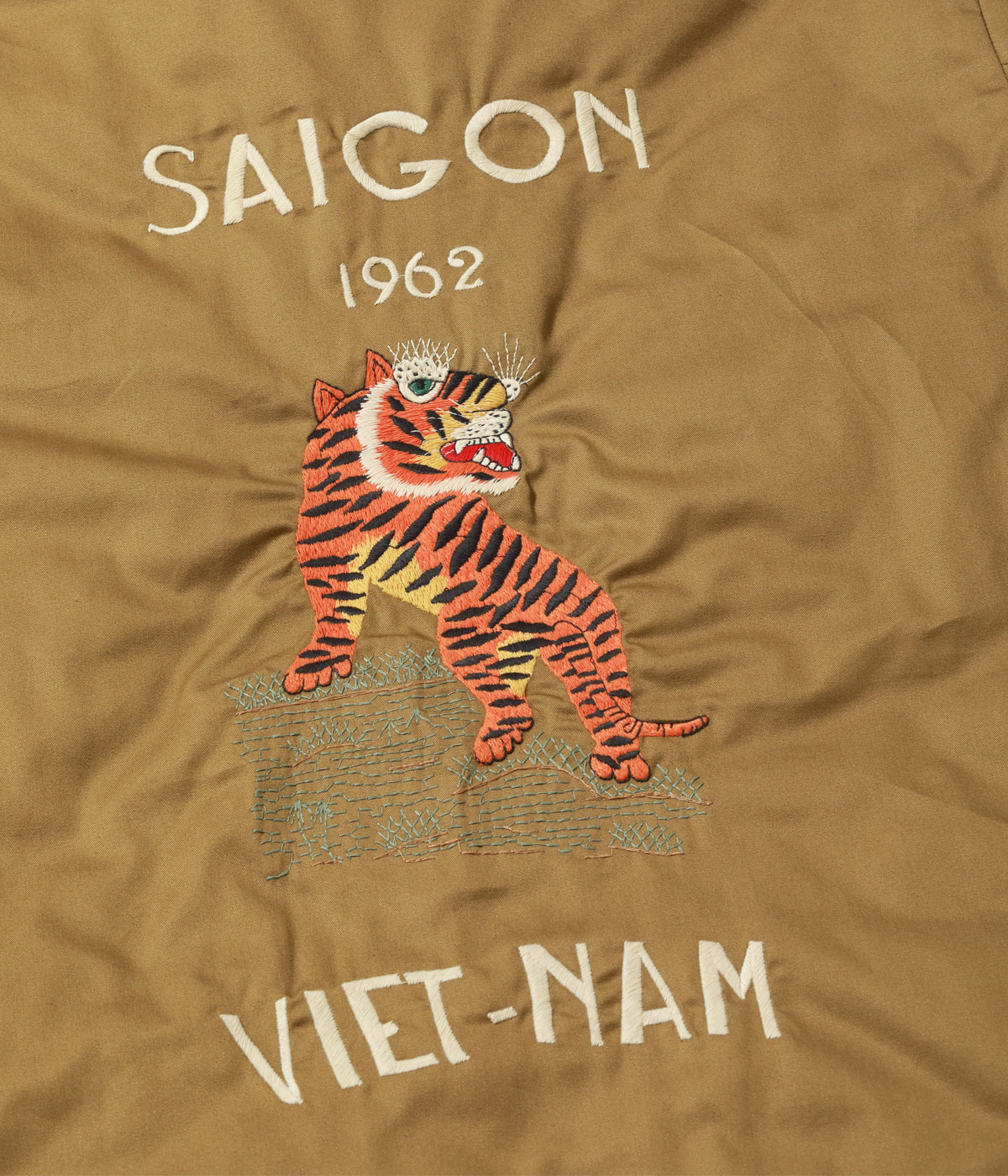 Lot No. TT15979 / Early 1960s Style Reversible Vietnam Jacket ��VIETNAM TIGER�� �� ��VIETNAM MAP��