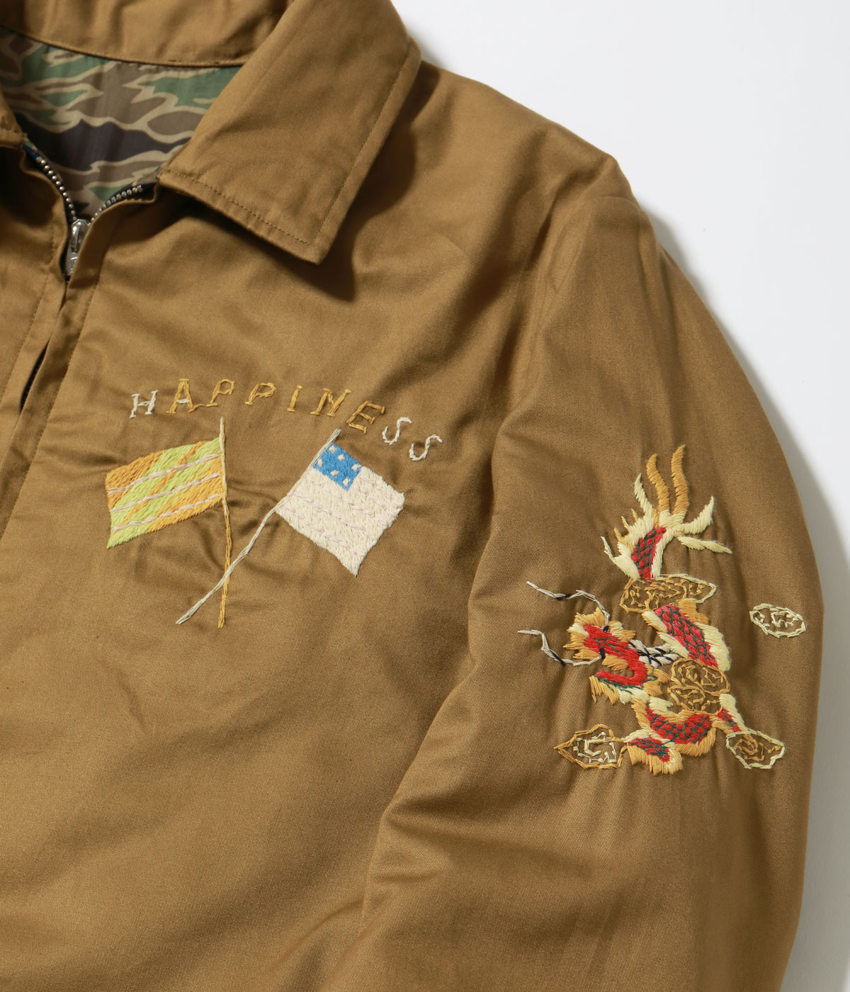 Lot No. TT15979 / Early 1960s Style Reversible Vietnam Jacket ��VIETNAM TIGER�� �� ��VIETNAM MAP��