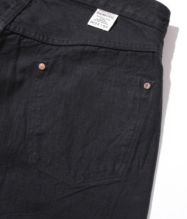 Lot No. SC41470 / 13oz. BLACK DENIM TYPE-III (SLIM FIT)