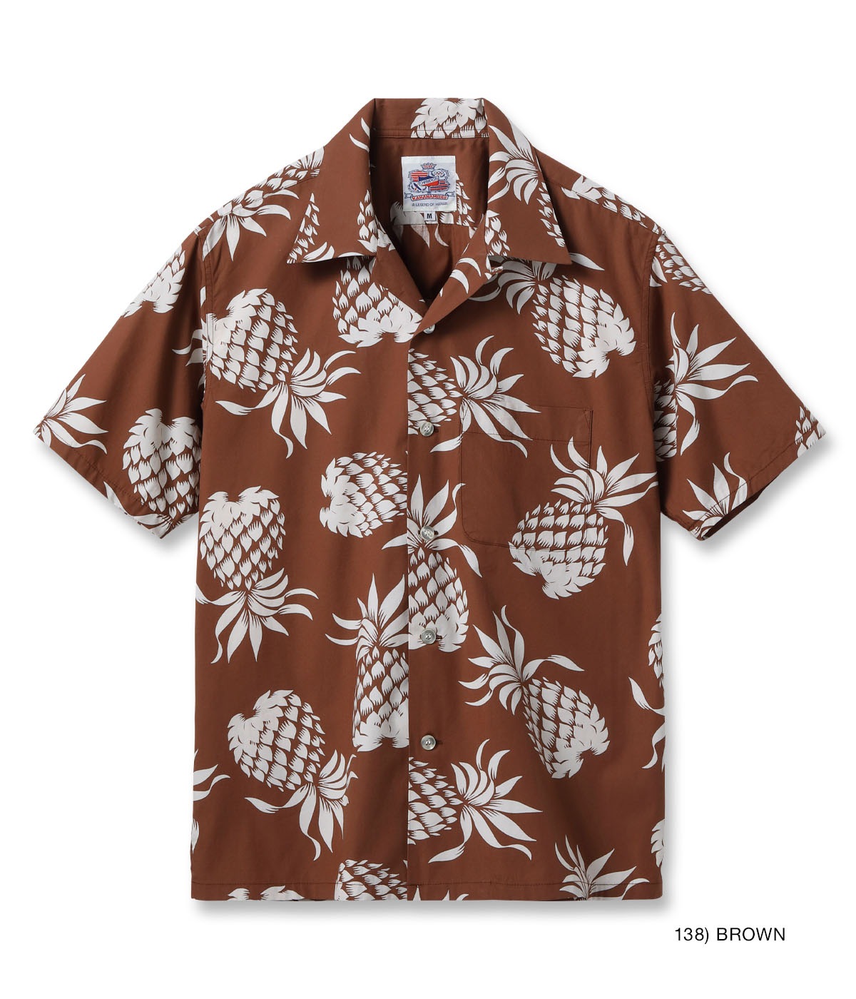 Lot No. DK37811 / DUKE KAHANAMOKU COTTON HAWAIIAN SHIRT ��DUKE'S PINEAPPLE��