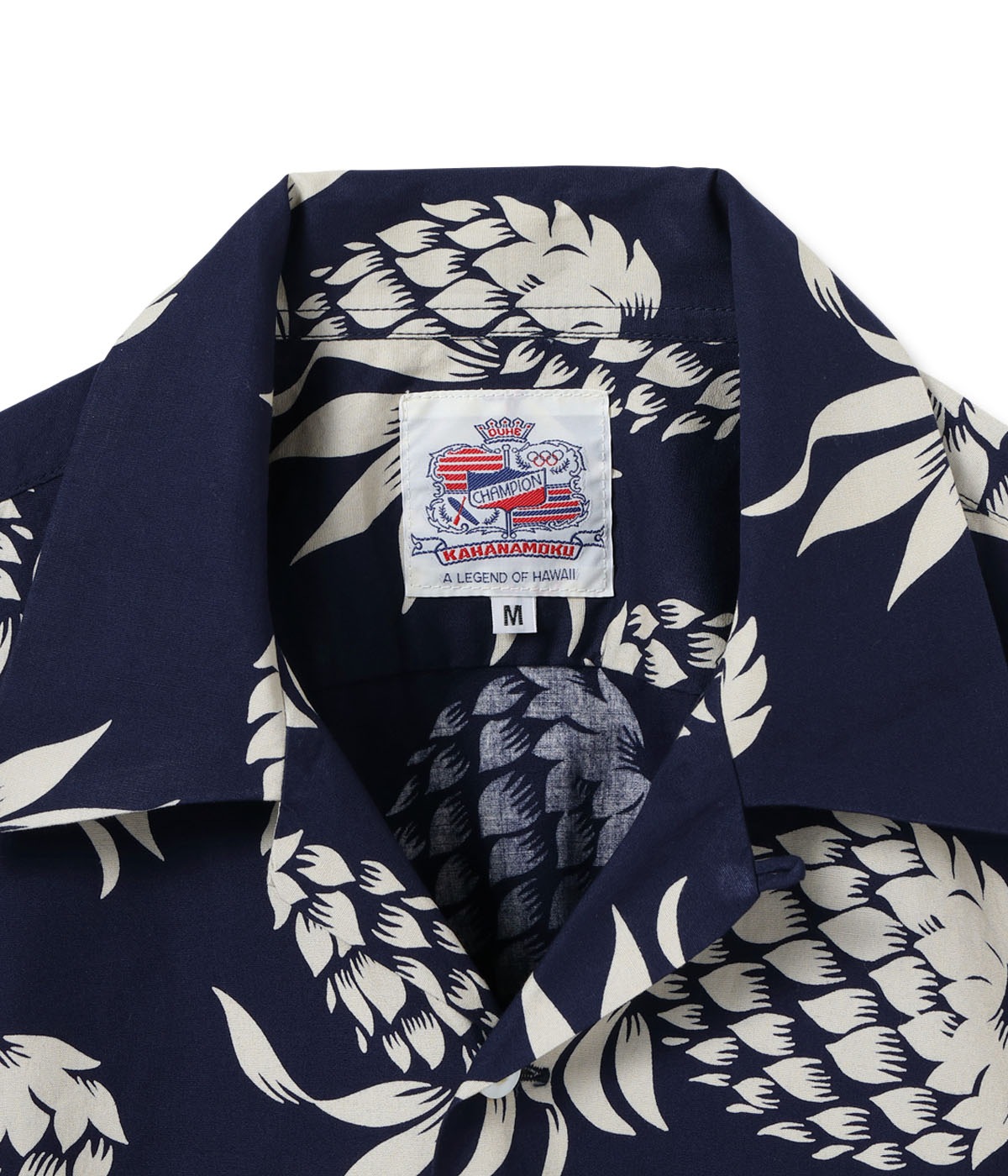 Lot No. DK37811 / DUKE KAHANAMOKU COTTON HAWAIIAN SHIRT ��DUKE'S PINEAPPLE��