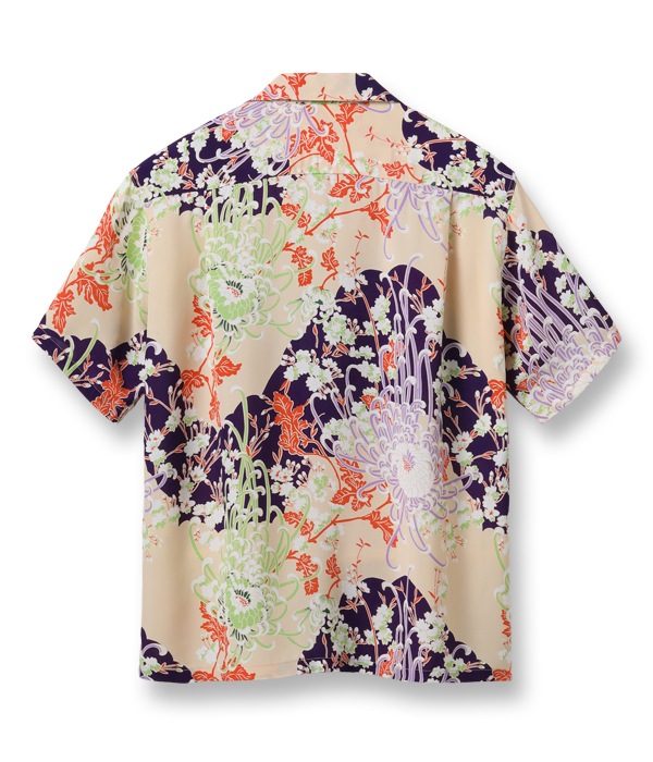 Lot No. SS38793 / RAYON HAWAIIAN SHIRT ��ROYAL FLOWER��
