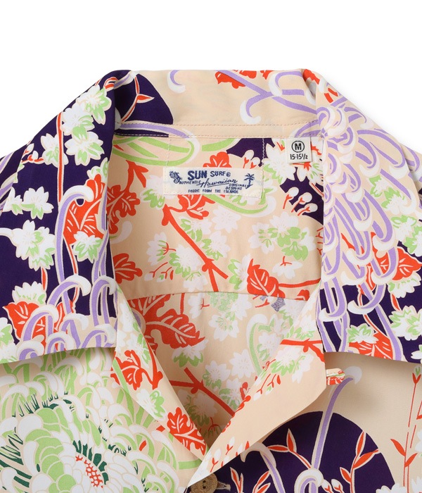 Lot No. SS38793 / RAYON HAWAIIAN SHIRT ��ROYAL FLOWER��