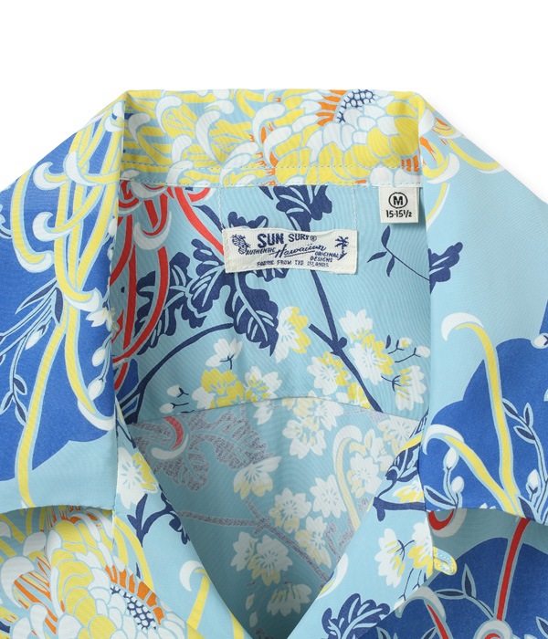 Lot No. SS38793 / RAYON HAWAIIAN SHIRT ��ROYAL FLOWER��