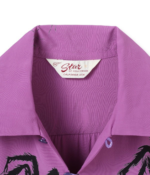 Lot No. SH38872 / HIGH DENSITY RAYON PULLOVER SHIRT TARANTULA