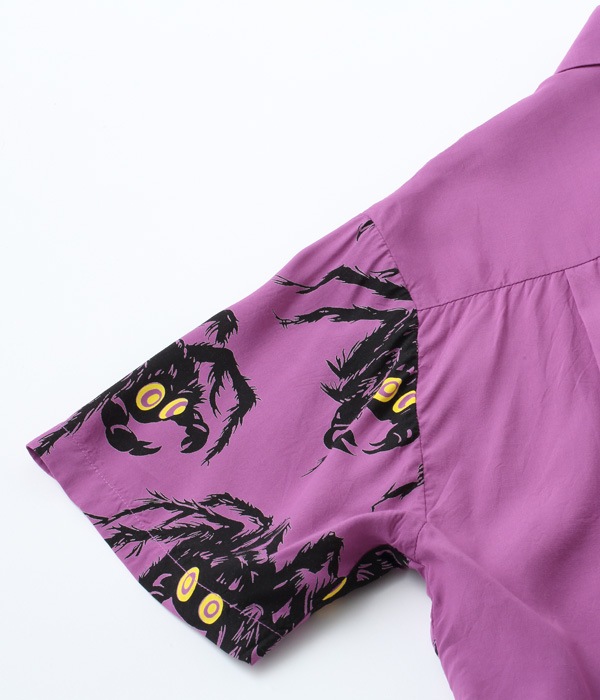 Lot No. SH38872 / HIGH DENSITY RAYON PULLOVER SHIRT TARANTULA
