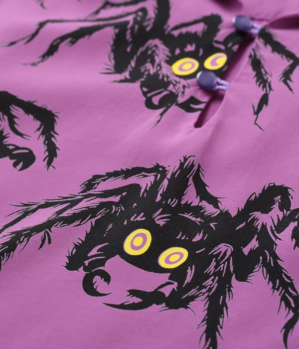 Lot No. SH38872 / HIGH DENSITY RAYON PULLOVER SHIRT TARANTULA