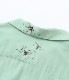 Lot No. SH38872 / HIGH DENSITY RAYON PULLOVER SHIRT TARANTULA