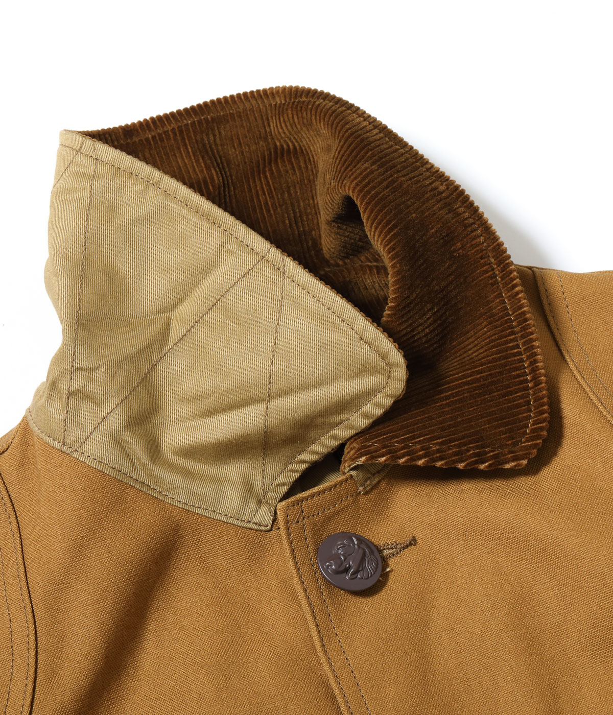 Lot No. SC15834 / FICTION ROMANCE 13oz. BROWN DUCK HUNTING JACKET
