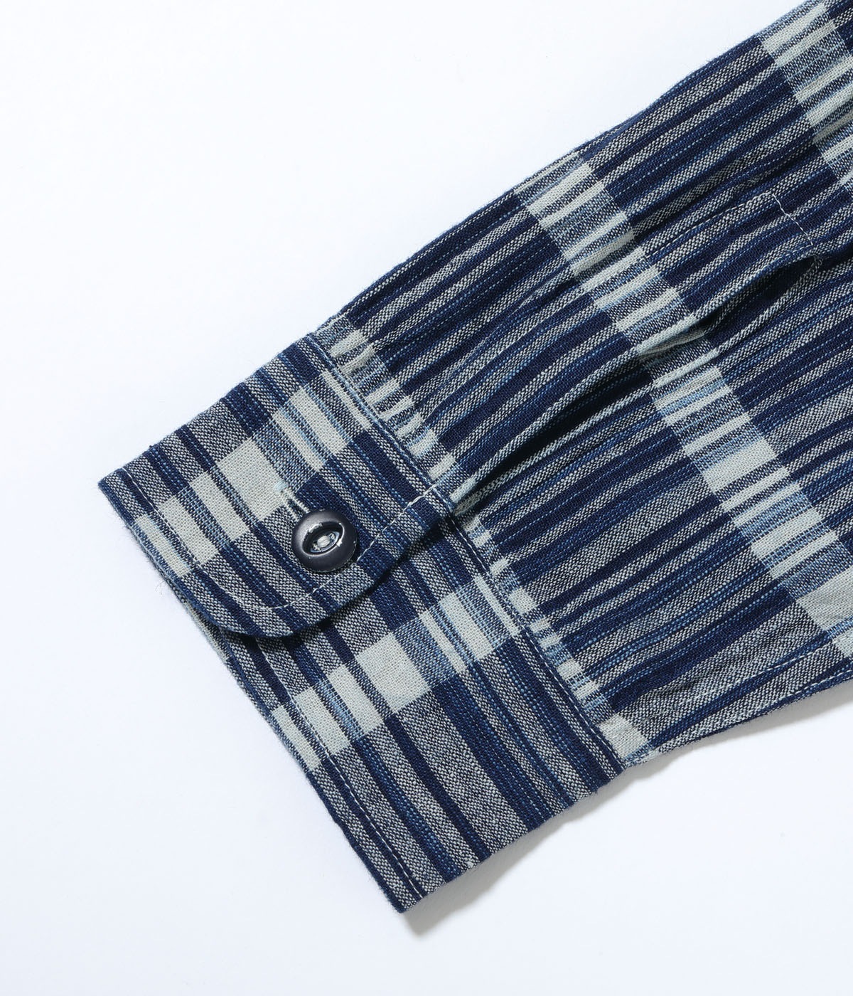 Lot No. SC29591 / FICTION ROMANCE 5oz. INDIGO CHECK WORK SHIRT