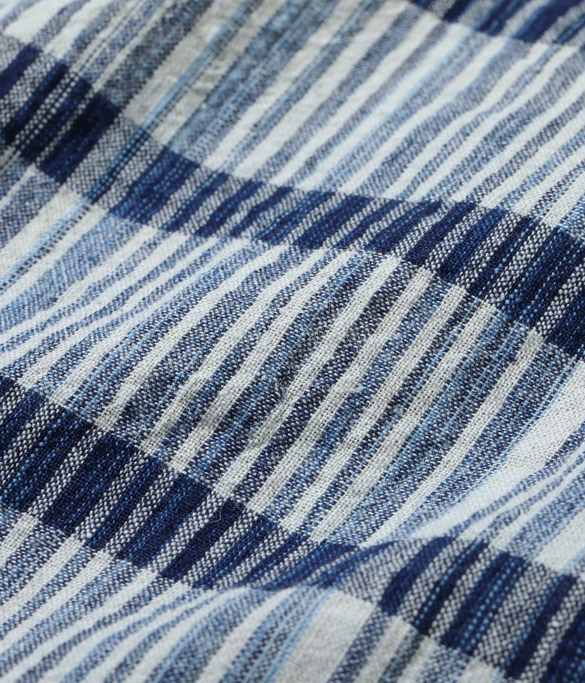 Lot No. SC29591 / FICTION ROMANCE 5oz. INDIGO CHECK WORK SHIRT