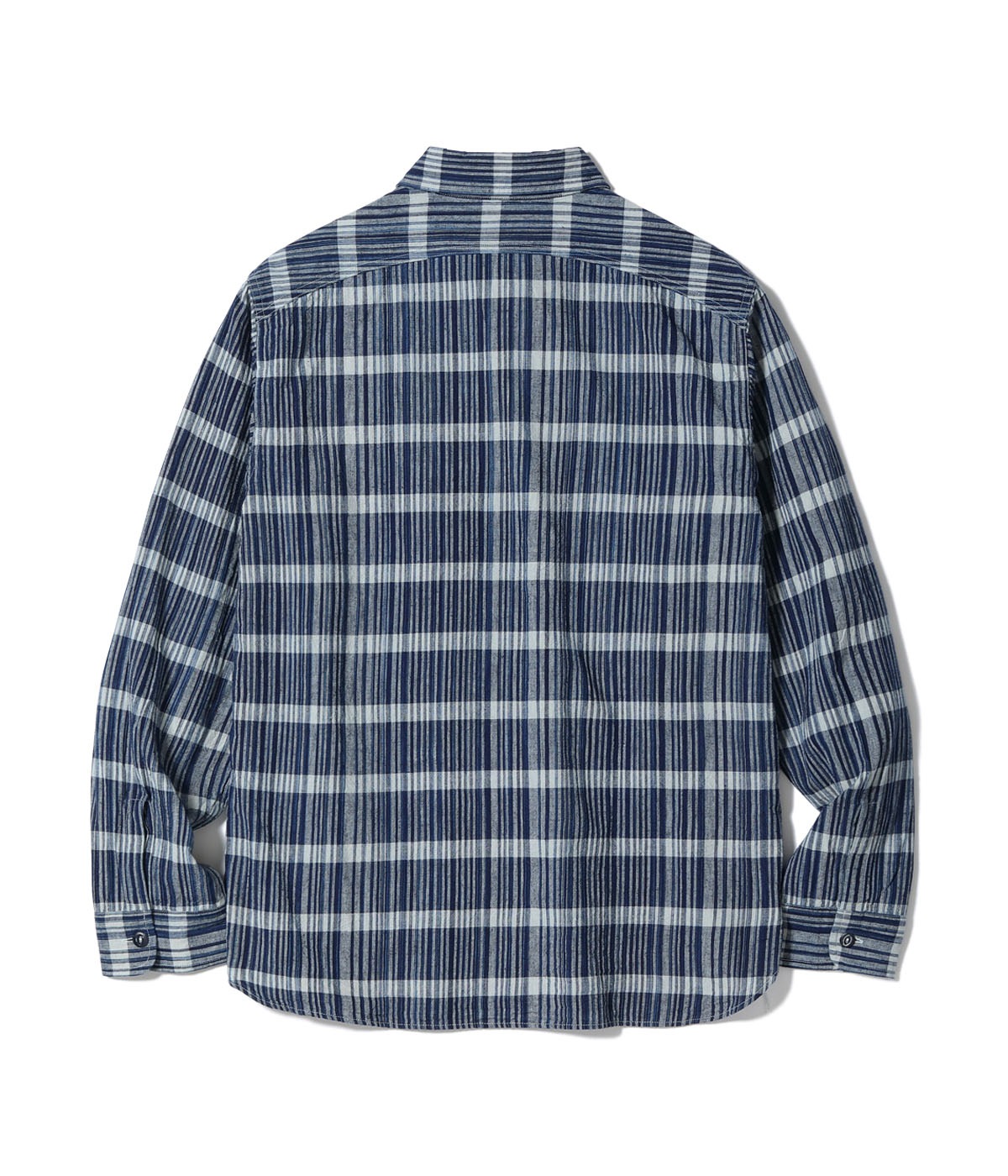 Lot No. SC29591 / FICTION ROMANCE 5oz. INDIGO CHECK WORK SHIRT