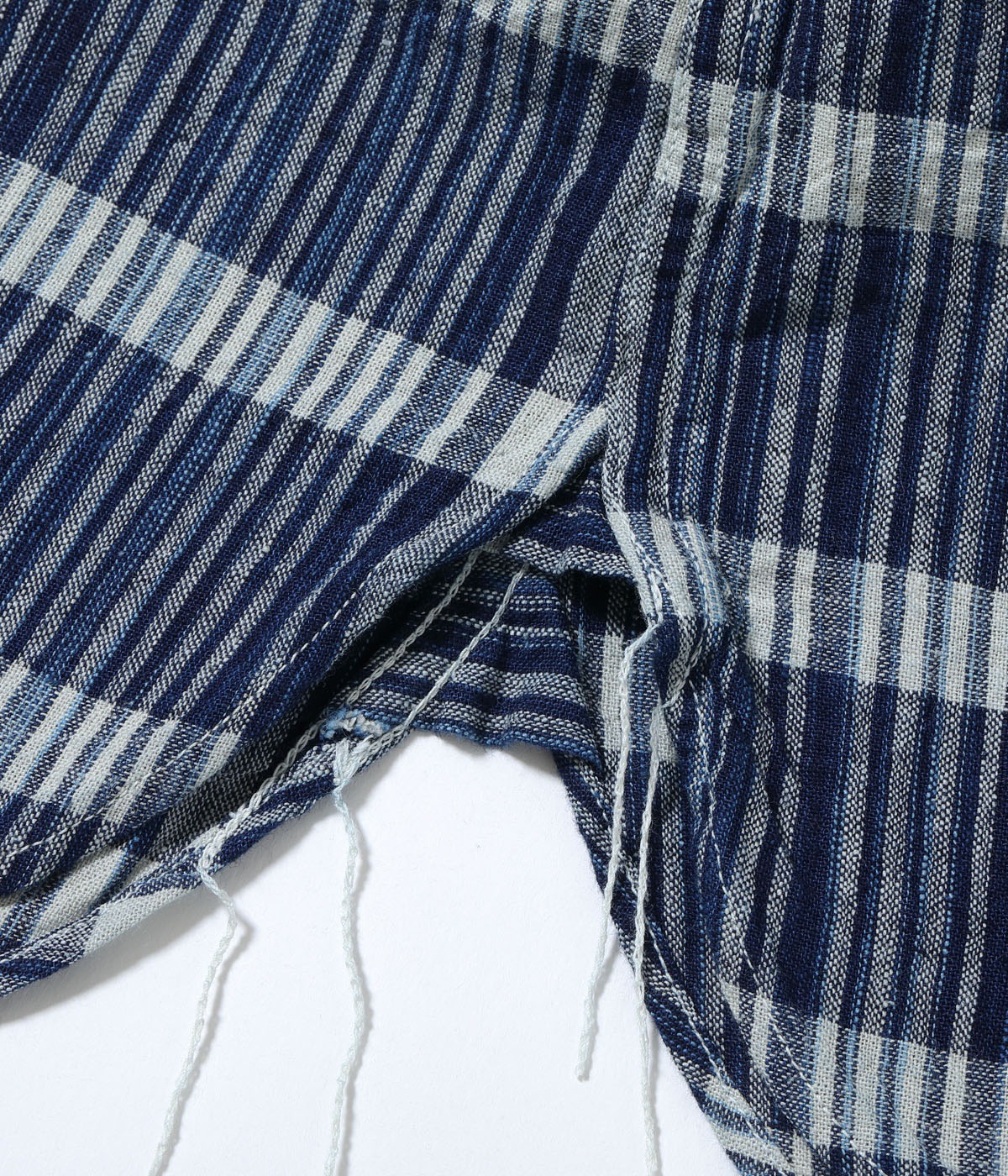 Lot No. SC29591 / FICTION ROMANCE 5oz. INDIGO CHECK WORK SHIRT