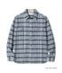 Lot No. SC29591 / FICTION ROMANCE 5oz. INDIGO CHECK WORK SHIRT