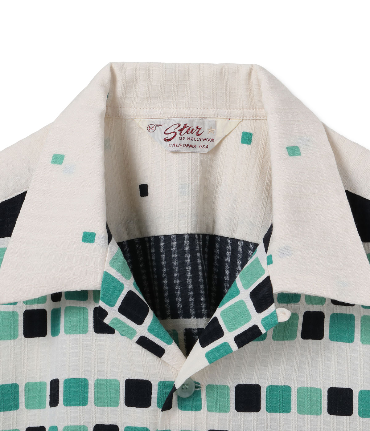 Lot No. SH39717 / DOBBY COTTON OPEN SHIRT ��SQUARE��
