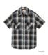 Lot No. SC39726 / RAYON TWILL CHECK WORK SHIRT
