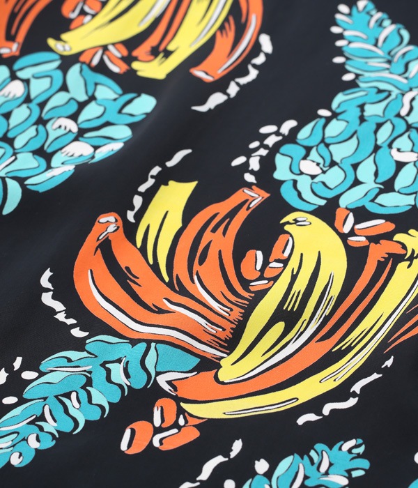 Lot No. SS38794 / RAYON HAWAIIAN SHIRT BANANA HARVEST