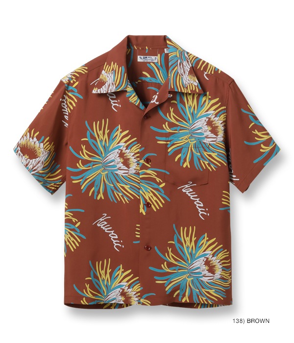 Lot No. SS39028 / RAYON HAWAIIAN SHIRT ISLAND BLOOM