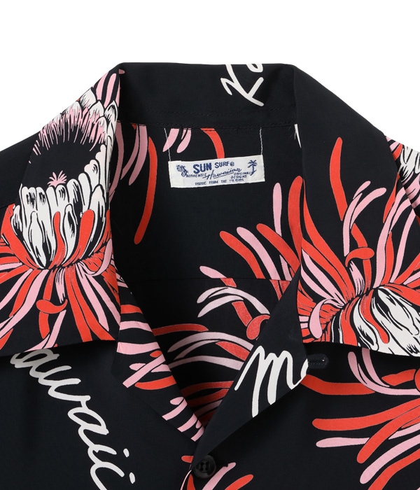 Lot No. SS39028 / RAYON HAWAIIAN SHIRT ��ISLAND BLOOM��