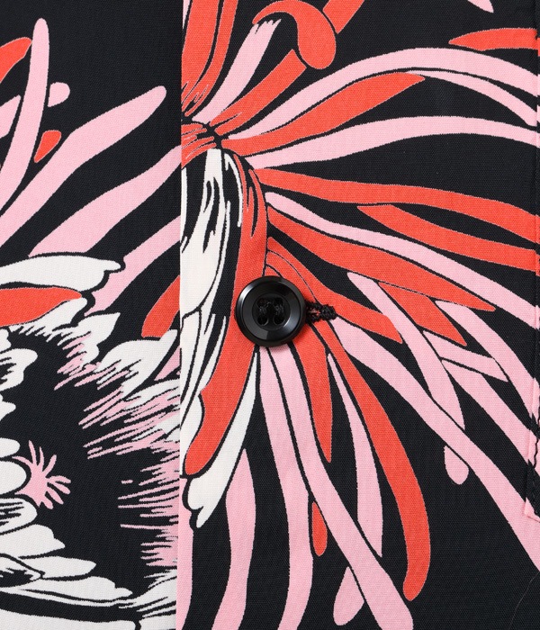 Lot No. SS39028 / RAYON HAWAIIAN SHIRT ��ISLAND BLOOM��