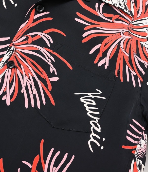 Lot No. SS39028 / RAYON HAWAIIAN SHIRT ��ISLAND BLOOM��