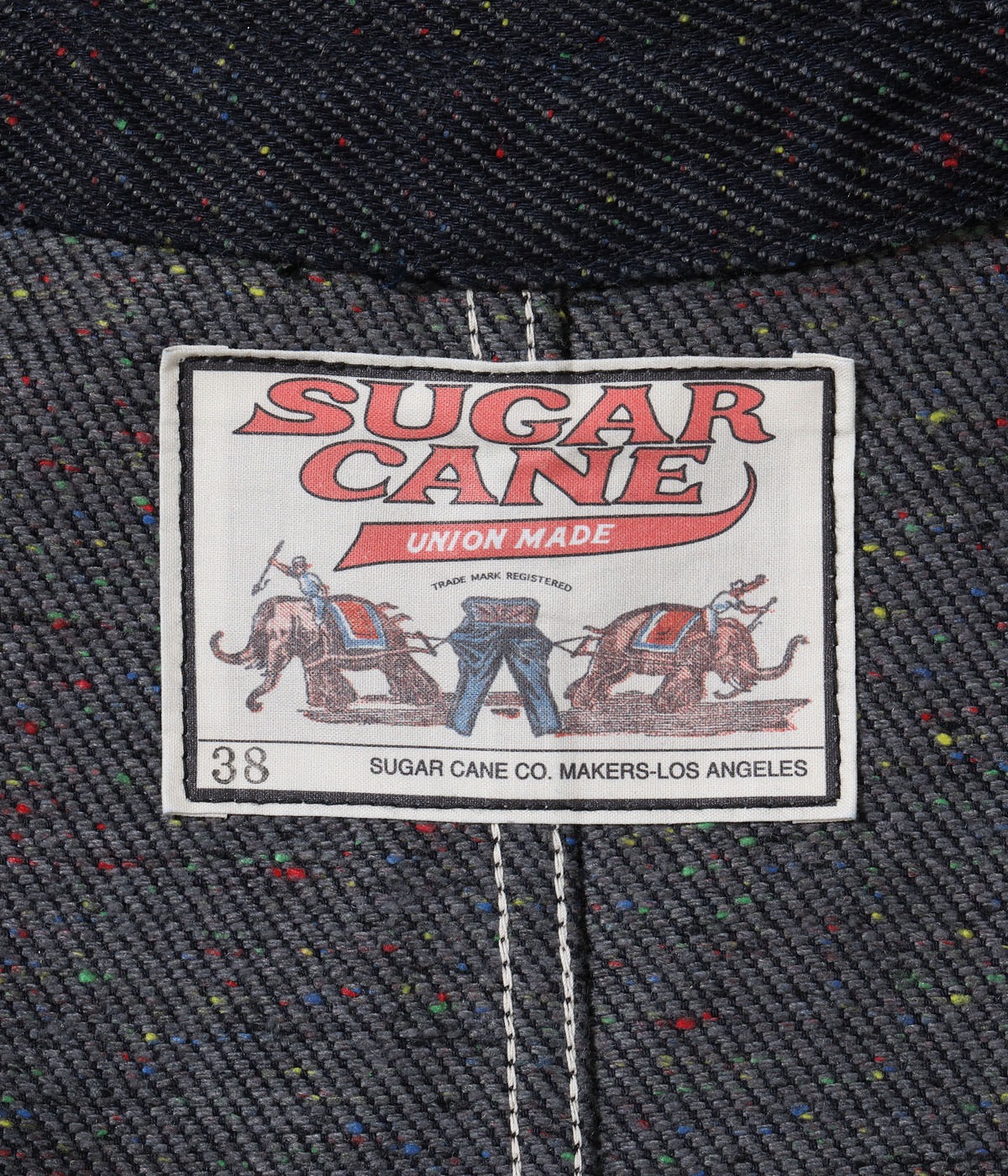 Lot No. SC15445 / FICTION ROMANCE 13.7oz. INDIGO NEP DENIM WORK COAT