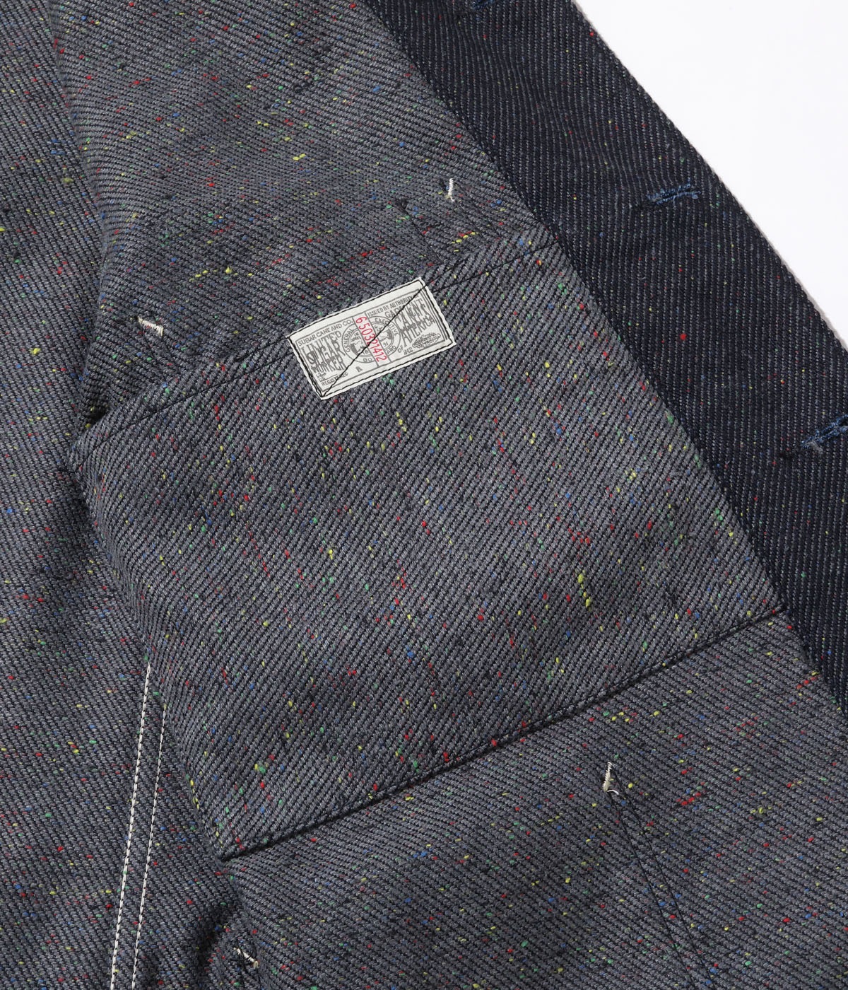 Lot No. SC15445 / FICTION ROMANCE 13.7oz. INDIGO NEP DENIM WORK COAT