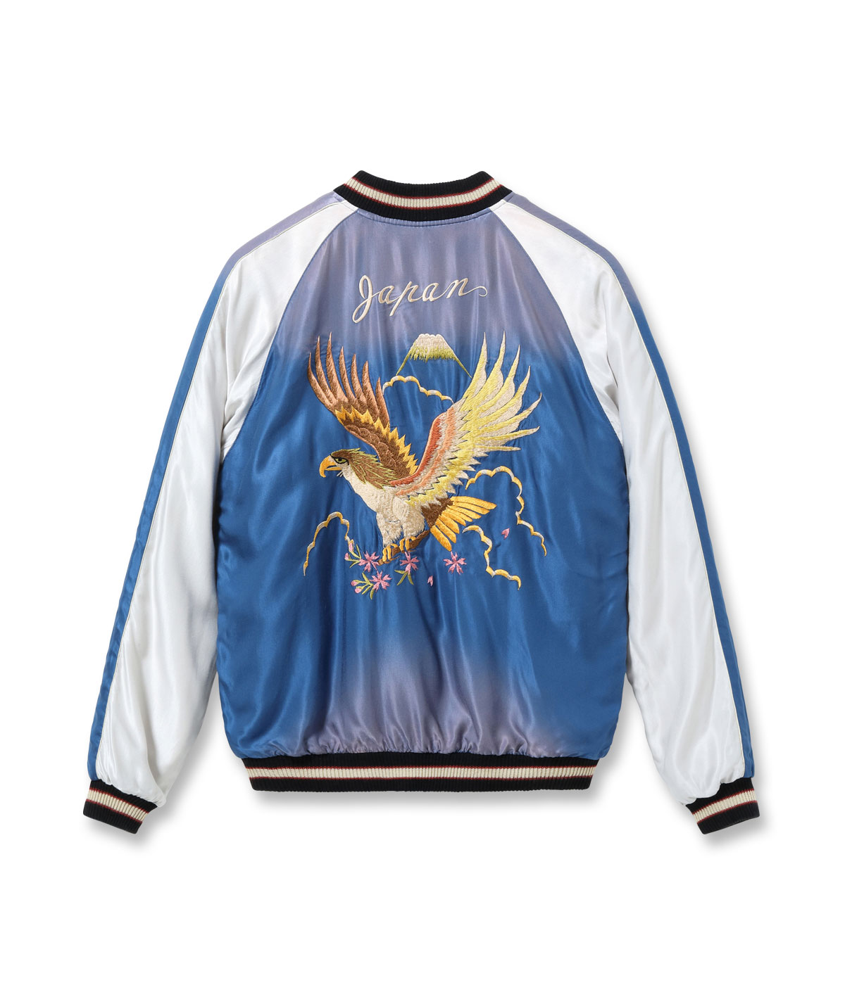 Lot No. TT15793-119 / Mid 1950s Style Acetate Souvenir Jacket ��RED TIGER�� �� ��EAGLE�� (AGING MODEL)