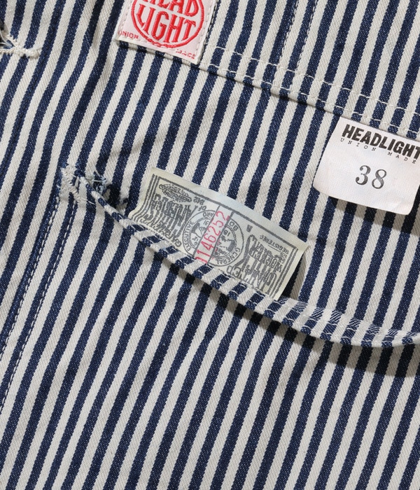 Lot No. HD15237 / HEADLIGHT 11oz. EXPRESS STRIPE VEST(FULL SLEEVES)