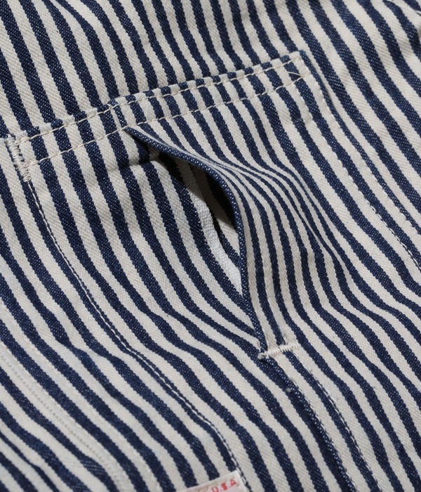 Lot No. HD15237 / HEADLIGHT 11oz. EXPRESS STRIPE VEST(FULL SLEEVES)