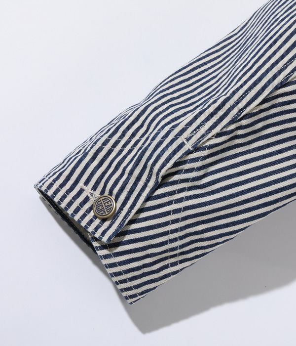 Lot No. HD15237 / HEADLIGHT 11oz. EXPRESS STRIPE VEST(FULL SLEEVES)