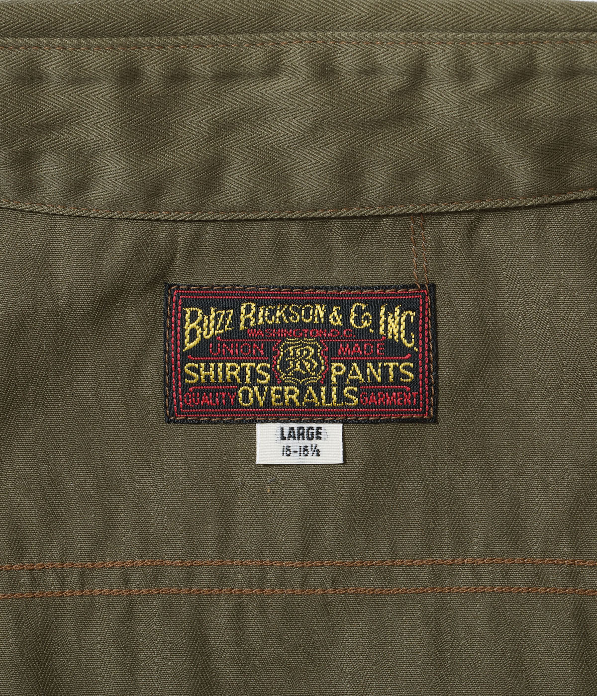 Lot No. BR39530 / HERRINGBONE WORK SHIRT (SHORT SLEEVE)