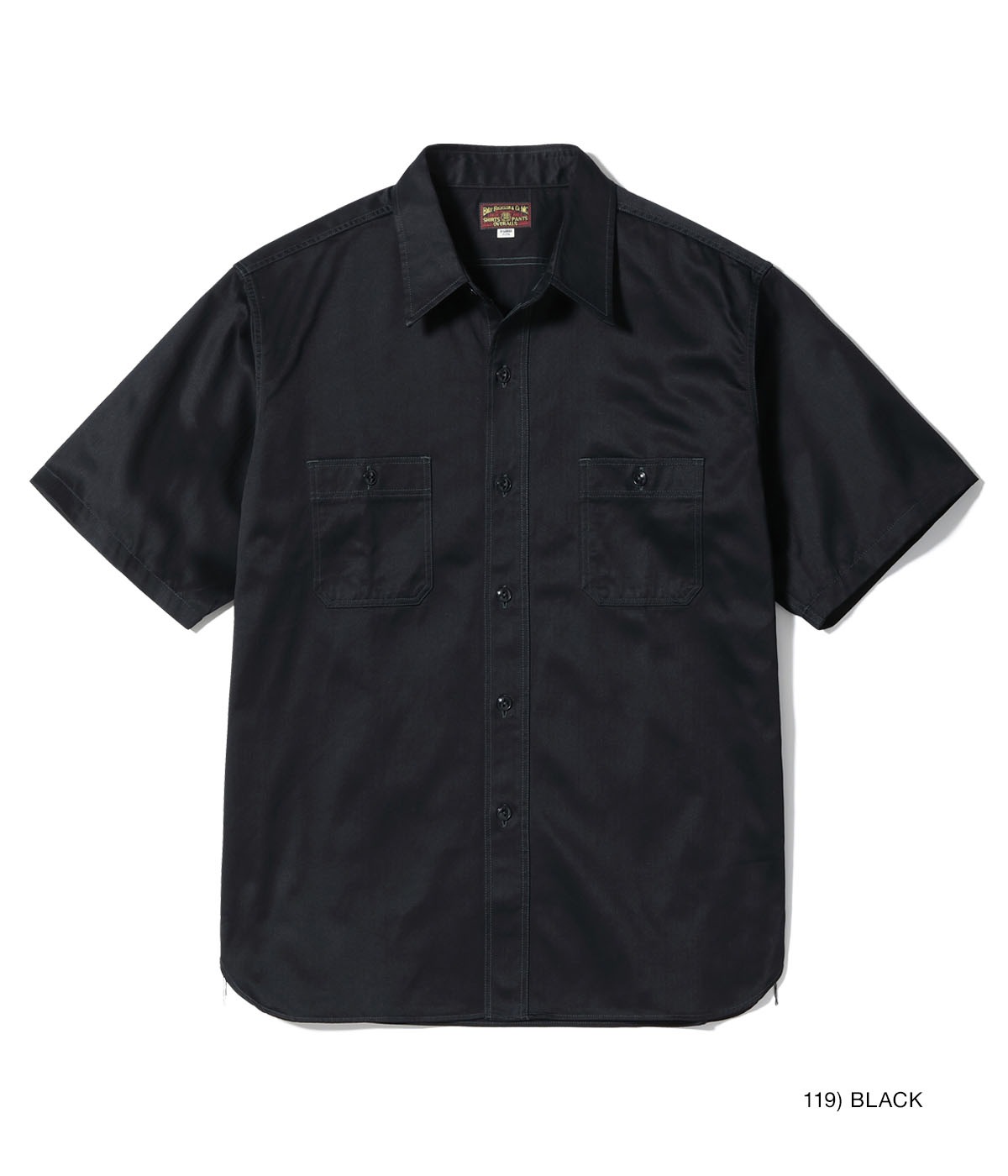 Lot No. BR39530 / HERRINGBONE WORK SHIRT (SHORT SLEEVE)