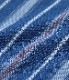 Lot No. SC29246 / NATIVE AMERICAN INDIGO STRIPE WESTERN SHIRT